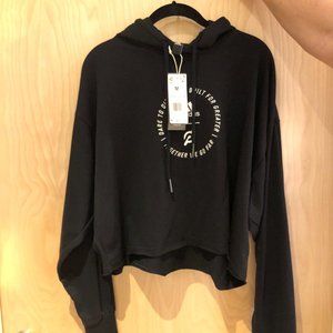 Peloton X Adidas Women Crop Hoodie - size Medium
